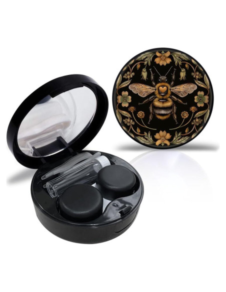 Caja de Contacto Portátil RETUIOS 2025 con Espejo y Accesorios