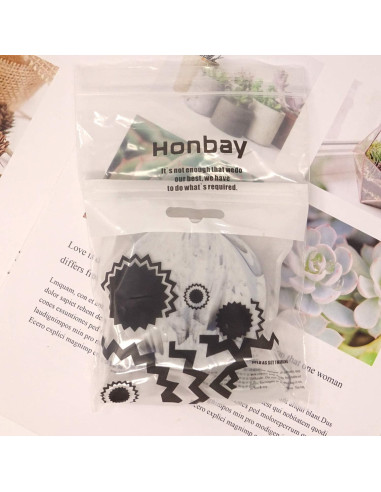 Estuche de Lentes de Contacto Honbay Redondo Dorado Rosa