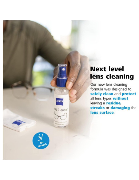 Limpiador de Lentes ZEISS 60 ml - Fórmula Sin Amoníaco