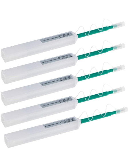 Bolígrafo Limpiador de Conectores de Fibra Óptica NewMainOne 5PCS