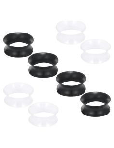 Túneles de Silicona Negra y Transparente Pexveiuu 28mm