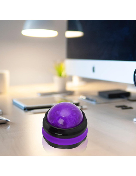 Bola de Masaje Coolrunner Púrpura 7.1cm - Relajación y Alivio