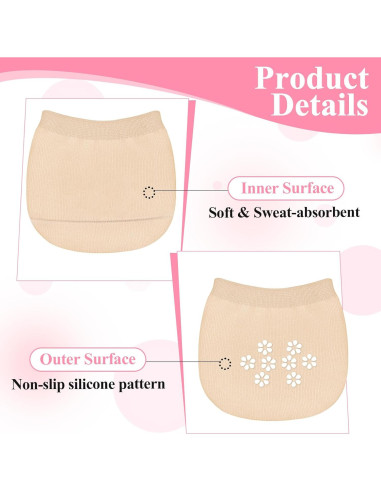 10 Pares Calcetines Invisibles Antideslizantes InnoHHustle