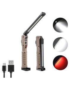 Luz de trabajo LED LUXJUMPER 2000 lúmenes 7 modos recargable