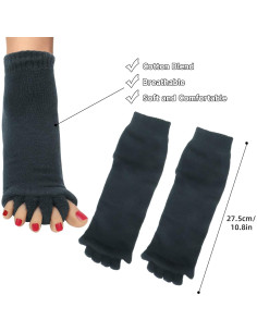 Calcetines Separadores de Dedos Klmnop para Mujeres - 2 Pares 2