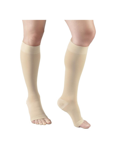 Medias de Compresión Microfibra Truform 20-30 mmHg Beige Grande