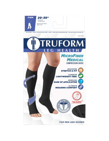 Medias de Compresión Microfibra Truform 20-30 mmHg Beige Grande