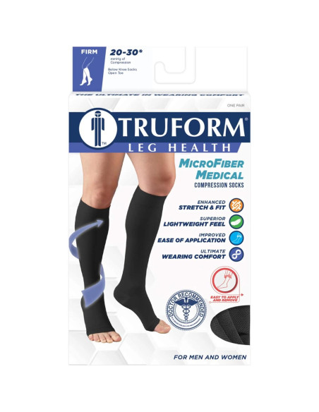 Medias de Compresión Microfibra Truform 20-30 mmHg Beige Grande