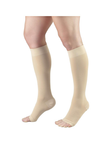 Medias de Compresión Microfibra Truform 20-30 mmHg Beige Grande