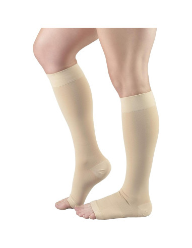 Medias de Compresión Microfibra Truform 20-30 mmHg Beige Grande