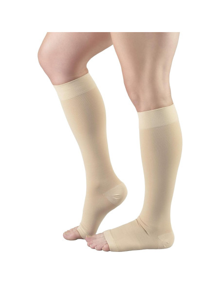 Medias de Compresión Microfibra Truform 20-30 mmHg Beige Grande