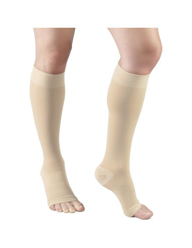 Medias de Compresión Microfibra Truform 20-30 mmHg Beige Grande