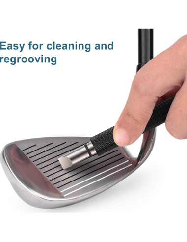 Afilador de ranuras de golf Bulex, compacto y duradero
