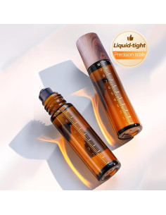 Paquete de 8 Botellas de Rodillo de Vidrio Ámbar 10ml Matifaner 2