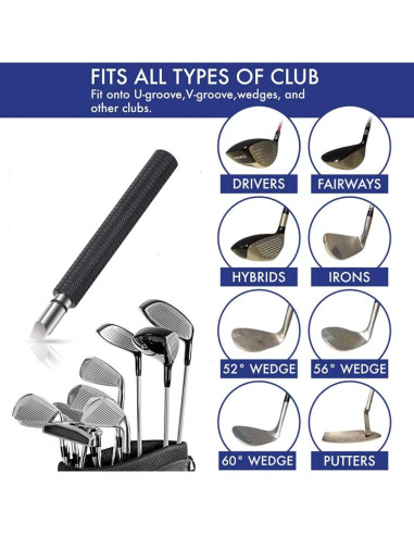 Afilador de ranuras de golf Bulex, compacto y duradero