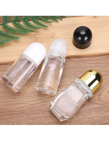 Set de 2 Botellas de Vidrio Roll-On Kryoflare 50ML Blancas