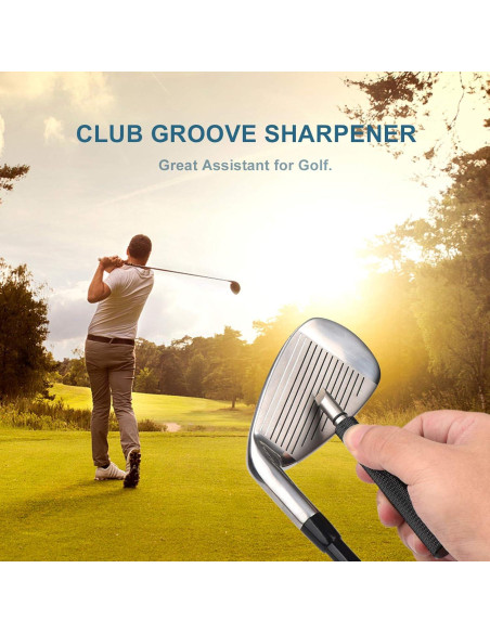 Afilador de ranuras de golf Bulex, compacto y duradero