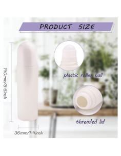 Paquete de 5 Botellas Roll On 100ml BOSMIOW para DIY 2