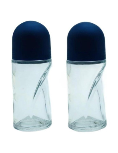 2 Botellas de Vidrio 50ml con Rodillo Galepromot Recargables