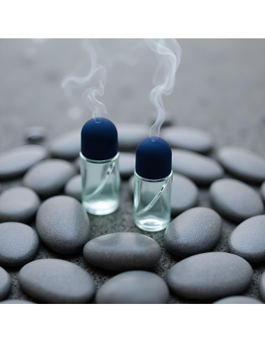 2 Botellas de Vidrio 50ml con Rodillo Galepromot Recargables