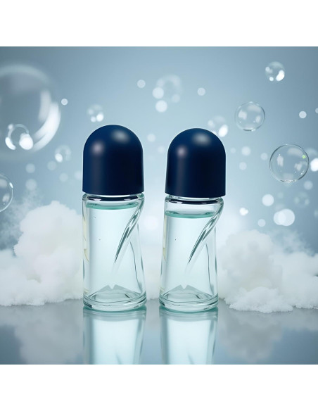 2 Botellas de Vidrio 50ml con Rodillo Galepromot Recargables