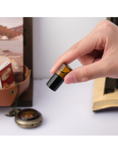 30 Botellas de Rodillo Ámbar 2ml RAMFIYN para Aceites Esenciales