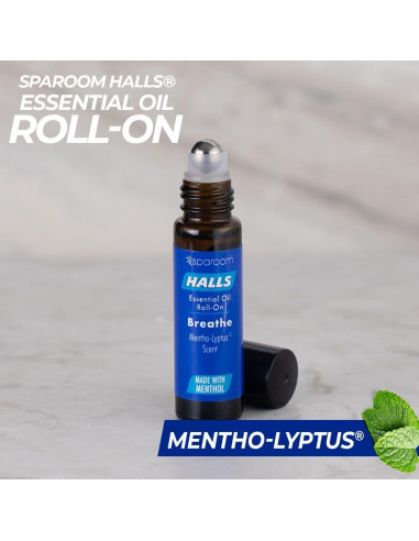 Roll On Aceite Esencial Halls Mentho-Lyptus 10mL - Aromaterapia