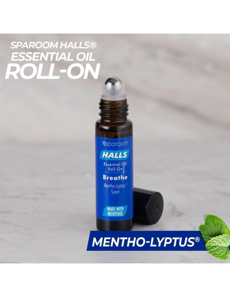 Roll On Aceite Esencial Halls Mentho-Lyptus 10mL - Aromaterapia