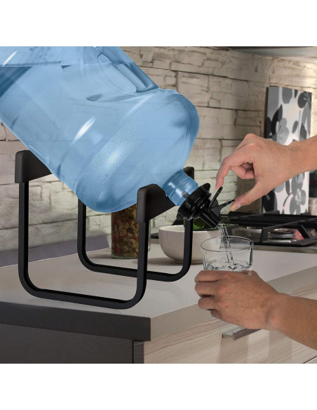 Soporte de Agua Brio para Jarras de 3-5 Galones Negro Soporte de Agua Brio para Jarras de 3-5 Galones Negro