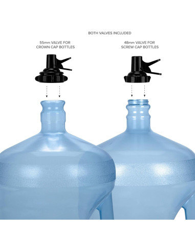 Soporte de Agua Brio para Jarras de 3-5 Galones Negro