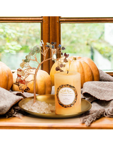 Soporte de Incienso ZenBless 7 Chakras Metal Redondo