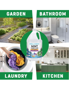 Vinagre de Menta 3.79L - Limpiador Biodegradable Efectivo 2