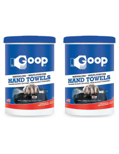 Toallitas Limpiadoras de Manos Goop - 90 Unidades 25.4x30.5 cm