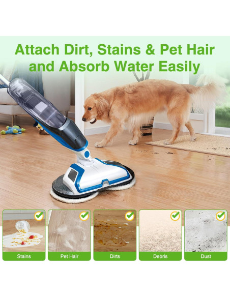 Almohadillas de Reemplazo Bissell Spinwave 2124 - 8 Piezas