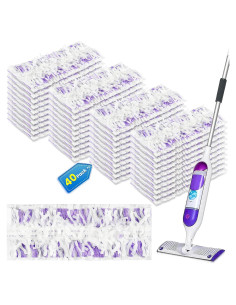 Recargas de almohadillas de limpieza Bisenkud 40 unidades para Power Mop