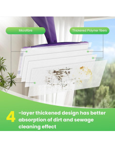 Almohadillas desechables 42P Swiffer WetJet, alta absorción 2