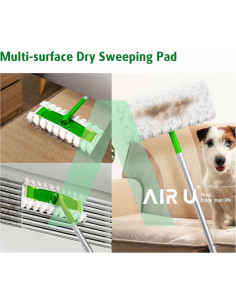 Paños de Mopa Secos AIR U+ para Swiffer - 30 Unidades Microfibra 2