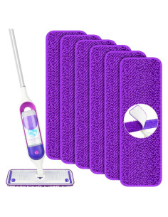 Paños de Microfibra Reutilizables Papclean para Mopa 6 Piezas