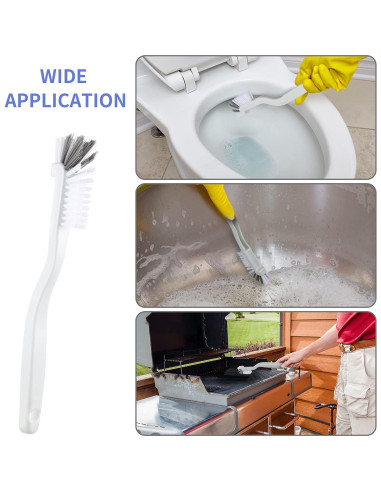 10 Piezas Cepillo de Limpieza 2-en-1 Patelai para Ventanas y Puertas