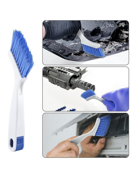 10 Piezas Cepillo de Limpieza 2-en-1 Patelai para Ventanas y Puertas