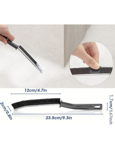 Cepillos de Limpieza de Rincones Genérico - 5 Pack para Grietas