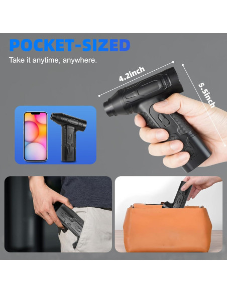 Soplador de Aire Comprimido GOSALISU 300000RPM Inalámbrico