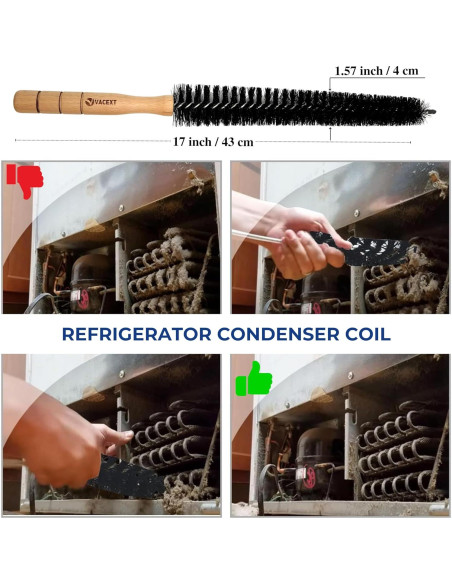 Juego de Cepillos de Limpieza de Grietas ENUKYCOM - 2 Piezas