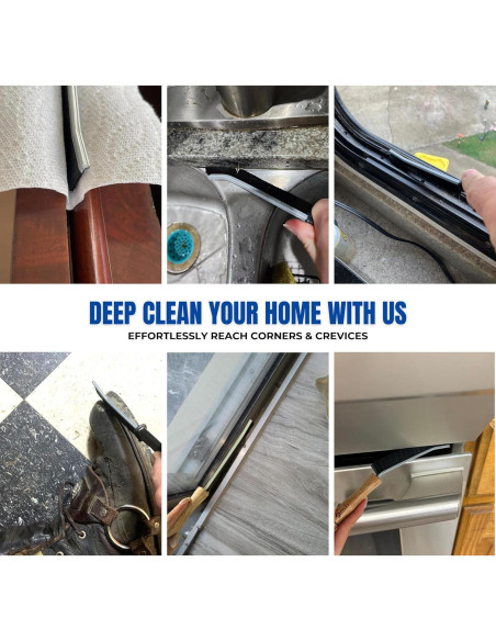 Juego de Cepillos de Limpieza de Grietas ENUKYCOM - 2 Piezas