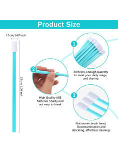 Juego de 40 Cepillos de Limpieza Desechables Ximalun 2