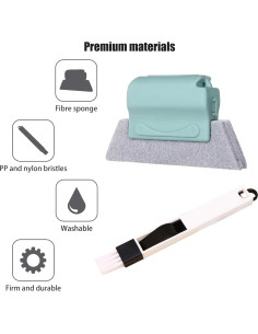 Juego de Herramientas de Limpieza de Ranuras Shaoduoli - 10 Esponjas 2