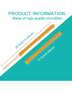 Plumero Pequeño de Microfibra Piriuuo 15 Pcs 26.5 cm 2