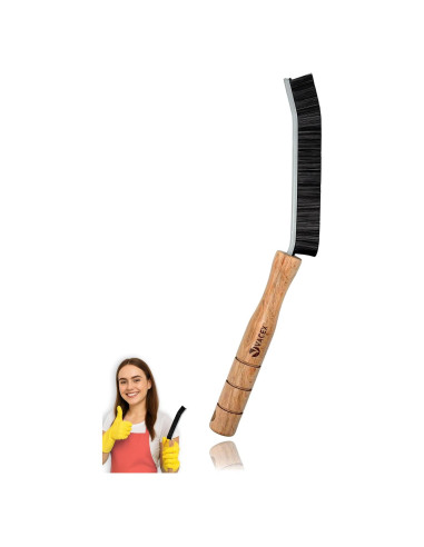Cepillo de limpieza de ranuras VACEXT con mango de madera