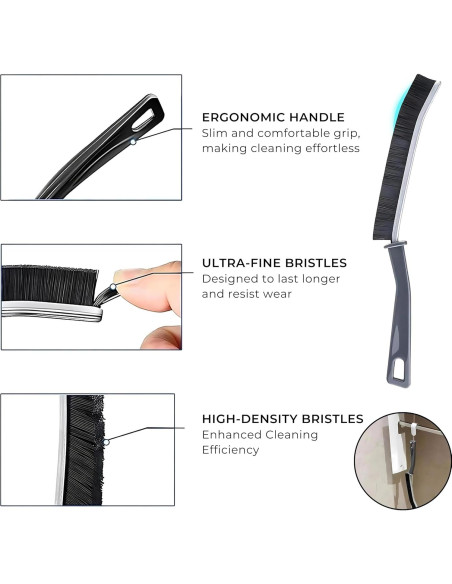 Kit de Limpieza de Grietas VACEXT - 6 Piezas para Hogar Kit de Limpieza de Grietas VACEXT - 6 Piezas para Hogar