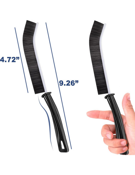 Cepillo de limpieza de ranuras ELEANRA 5 PCS cerdas duras